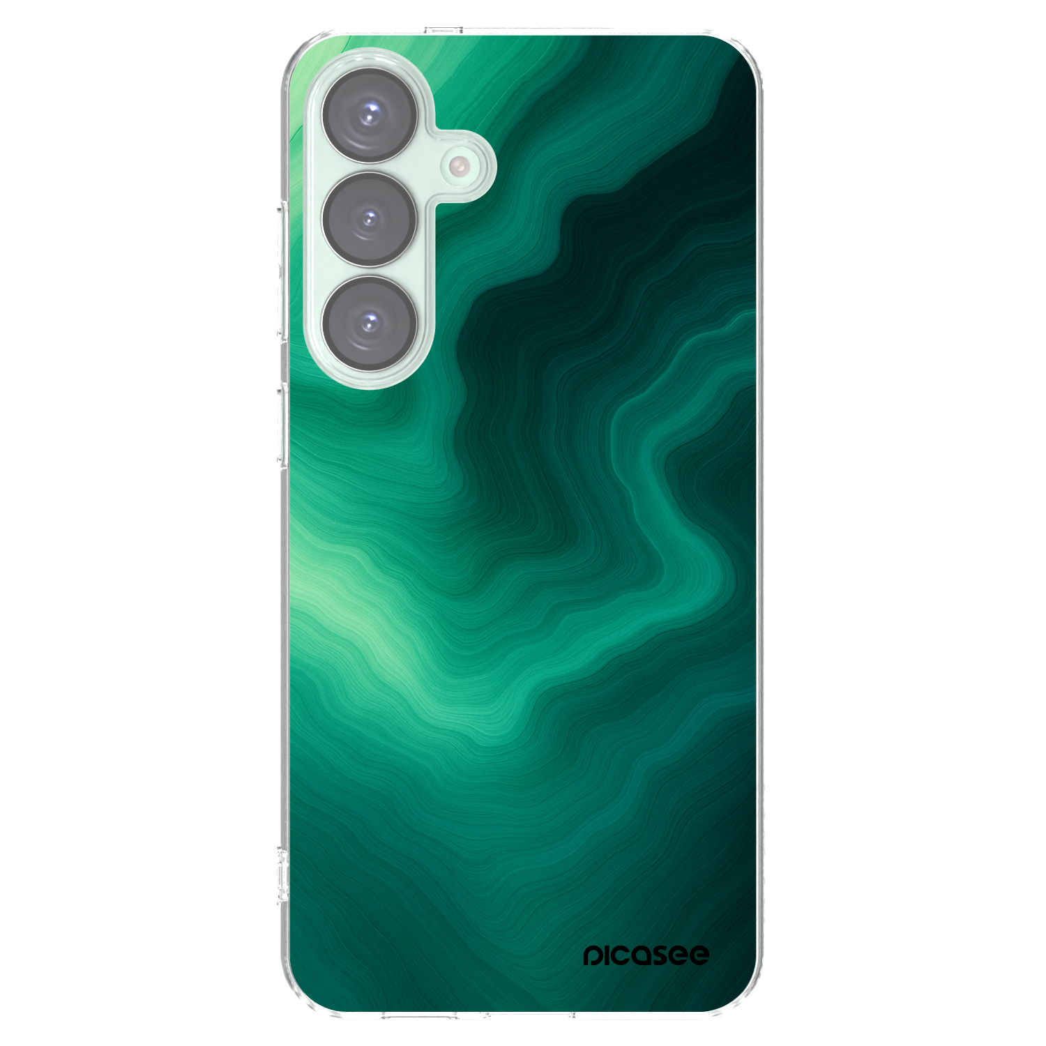 Picasee átlátszó szilikon tok az alábbi mobiltelefonokra Samsung Galaxy S25+ 5G - Malachite