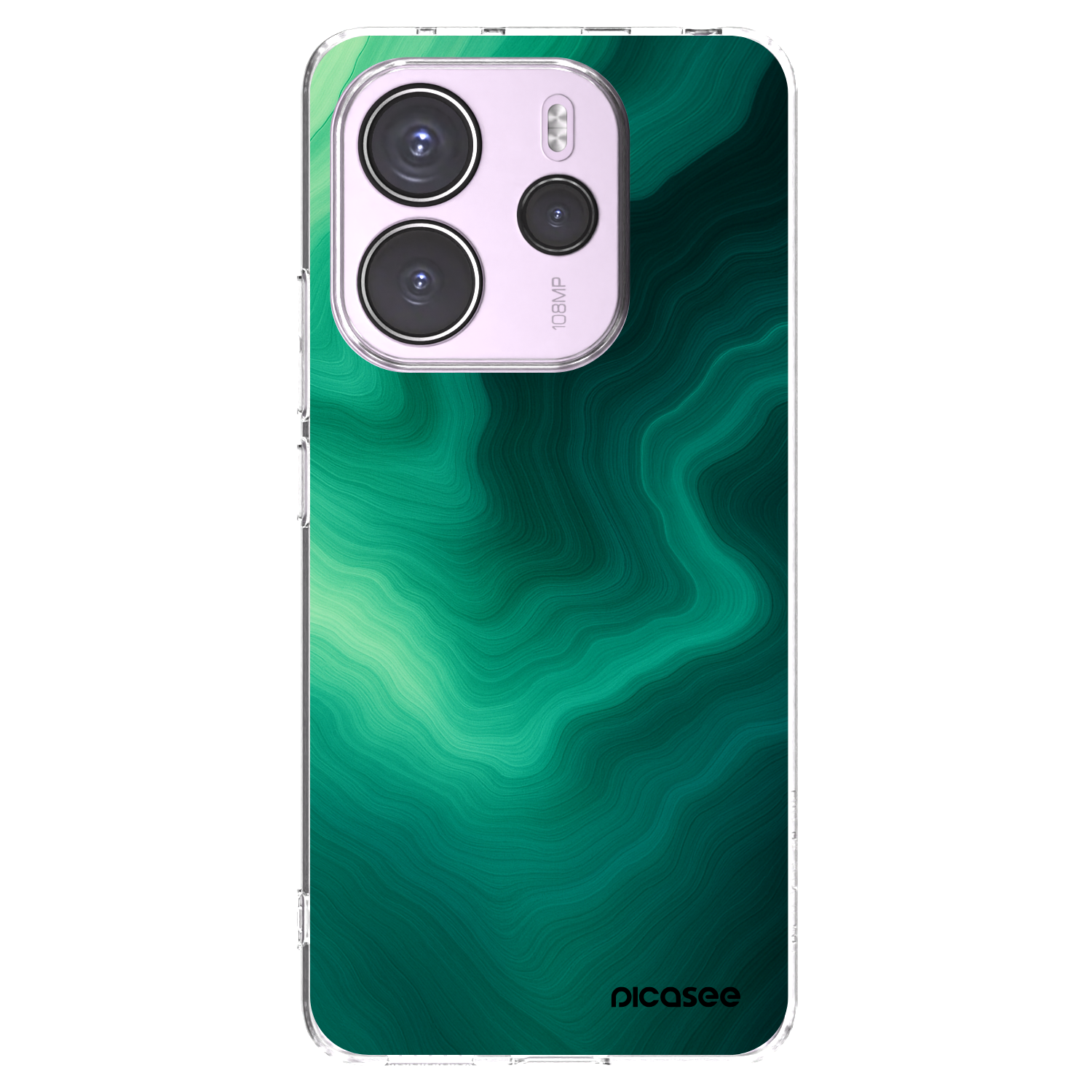 Picasee átlátszó szilikon tok az alábbi mobiltelefonokra Xiaomi Redmi Note 14 4G - Malachite