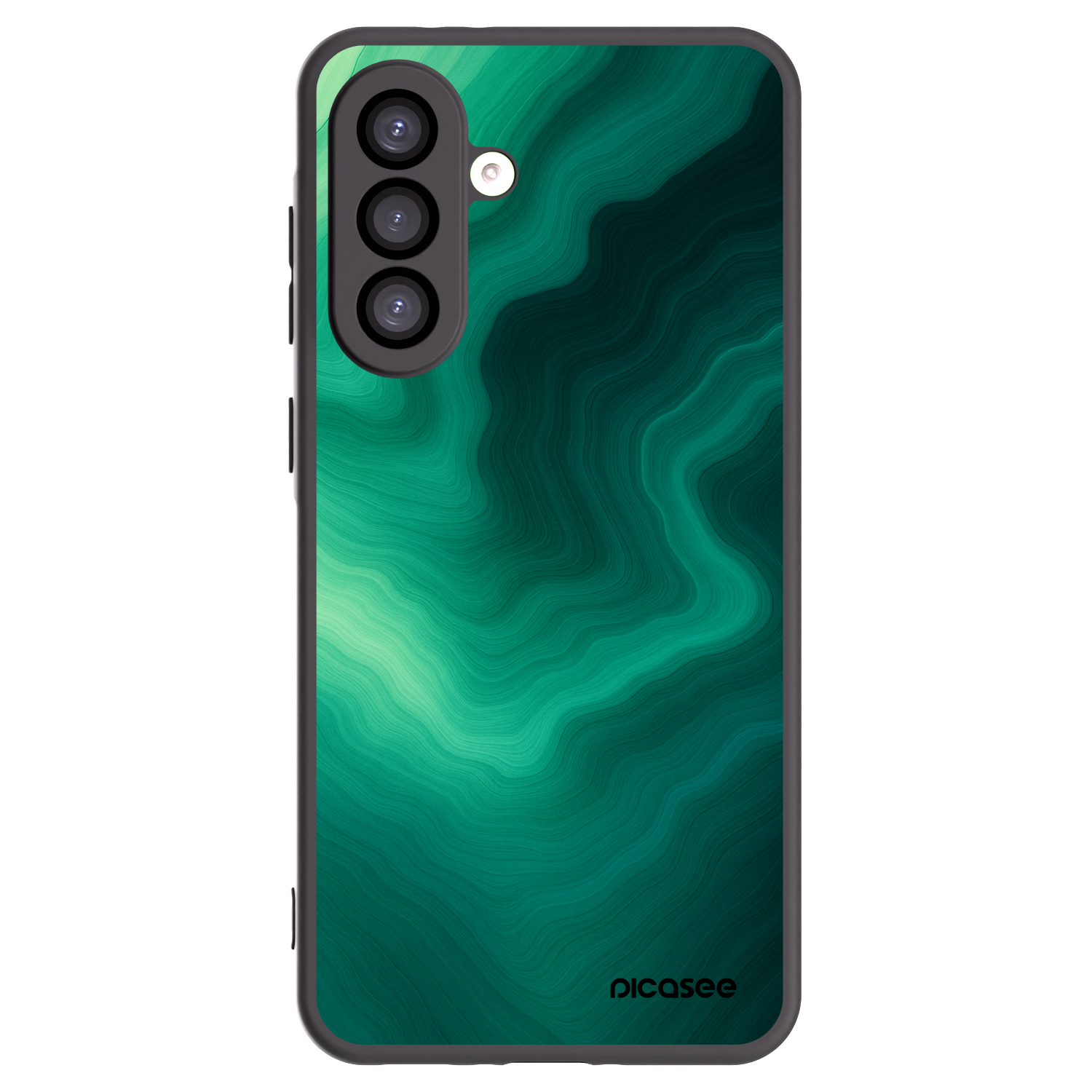 Picasee fekete szilikon tok az alábbi mobiltelefonokra Samsung Galaxy A26 5G A266B - Malachite