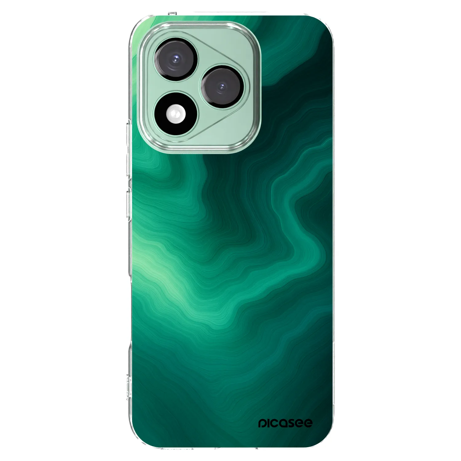 Picasee átlátszó szilikon tok az alábbi mobiltelefonokra Honor 400 Lite 5G - Malachite