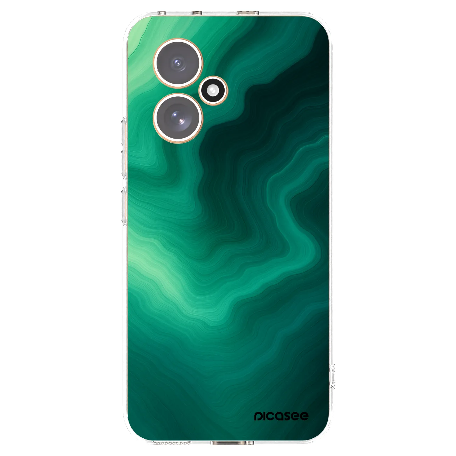 Picasee átlátszó szilikon tok az alábbi mobiltelefonokra Honor 400 5G - Malachite