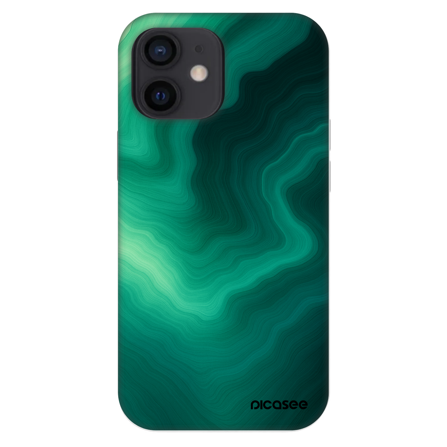 Picasee Fashion Case Apple iPhone 12 mini - Malachite