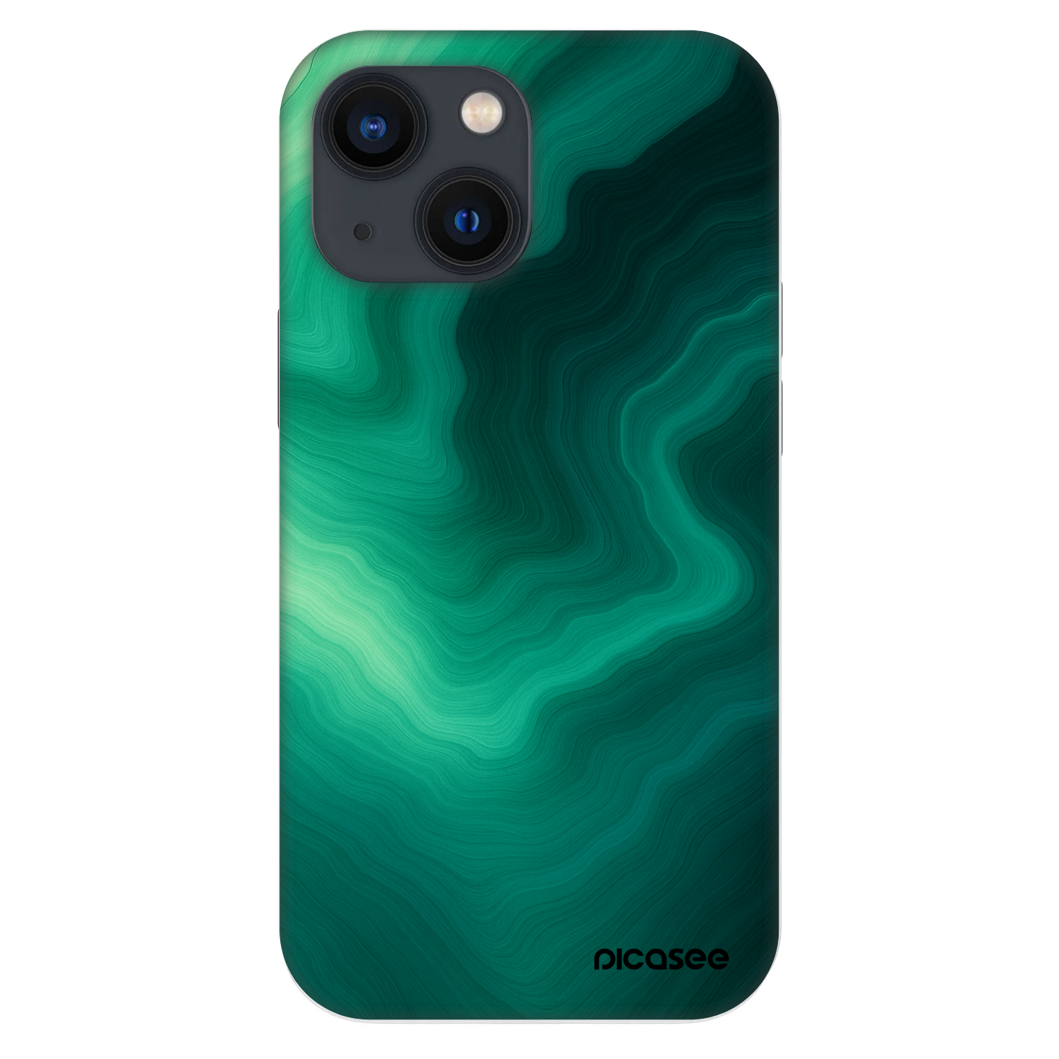 Picasee Fashion Case Apple iPhone 13 mini - Malachite