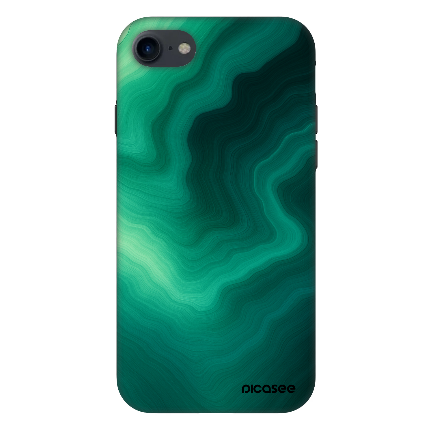 Picasee Fashion Case Apple iPhone SE 2022 - Malachite