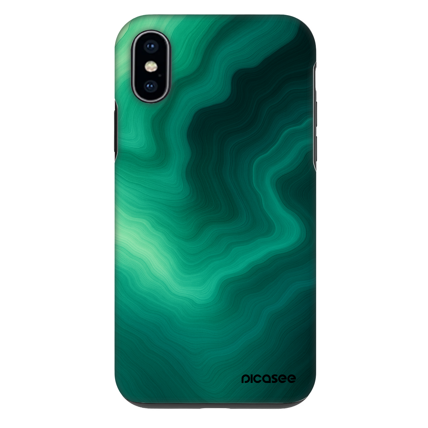 Picasee Fashion Case Apple iPhone X/XS - Malachite