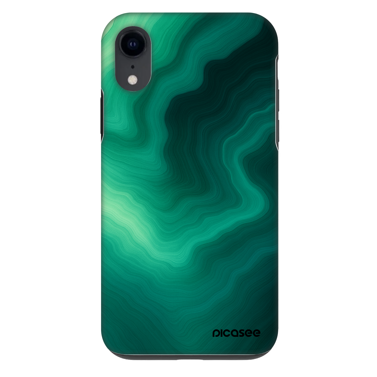 Picasee Fashion Case Apple iPhone XR - Malachite