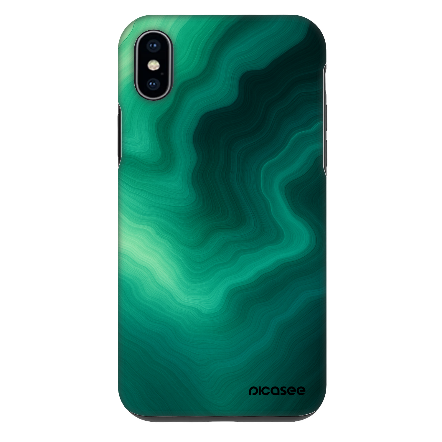 Picasee Fashion Case Apple iPhone XS Max - Malachite