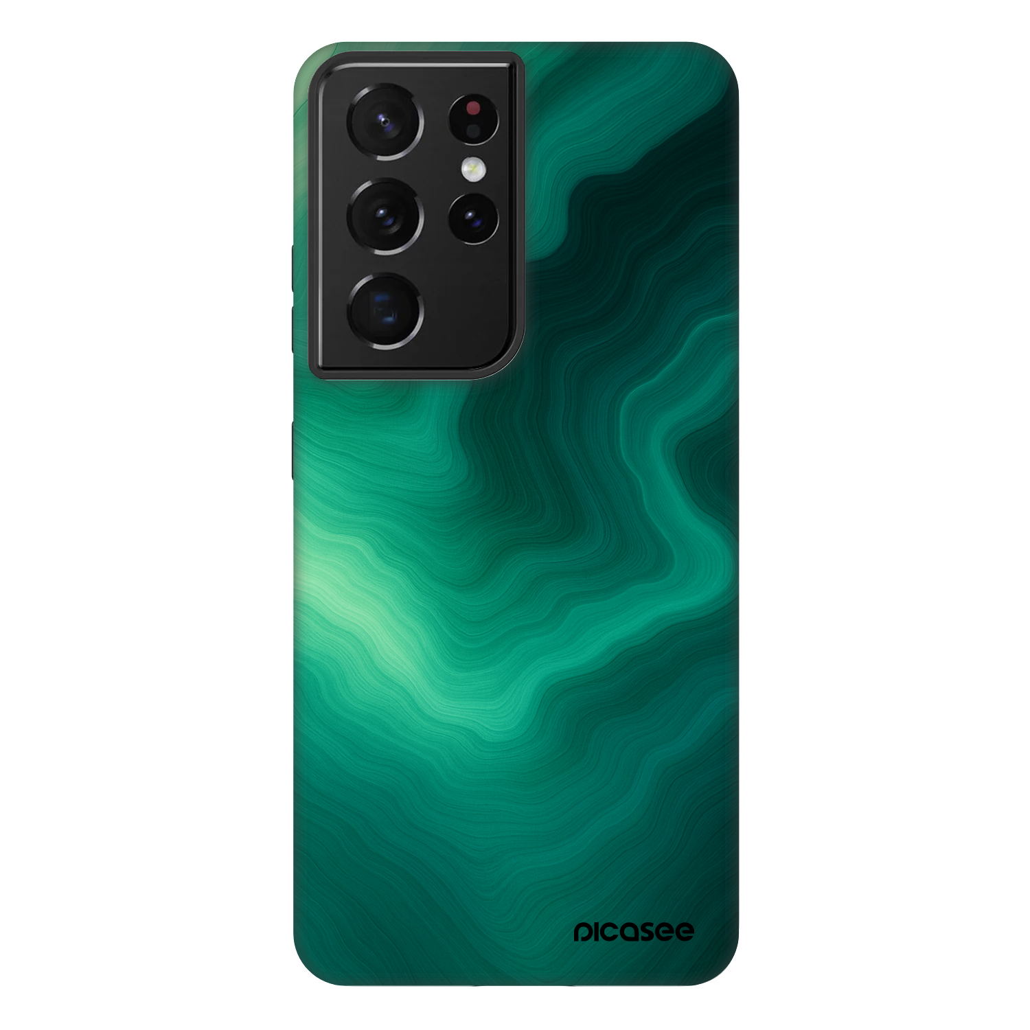 Picasee Fashion Case Samsung Galaxy S21 Ultra 5G G998B - Malachite