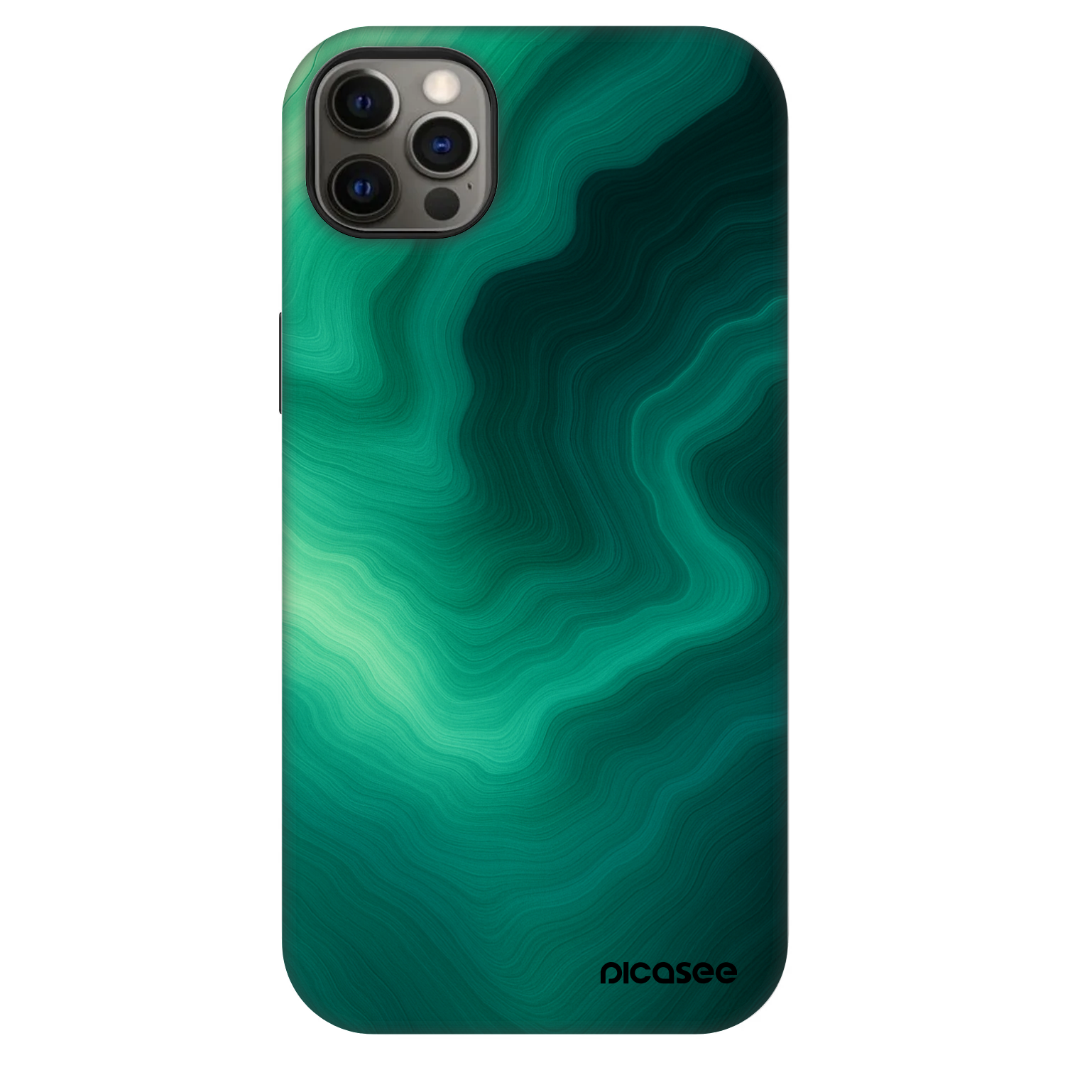Picasee Fashion Case MagSafe Apple iPhone 12 Pro Max - Malachite