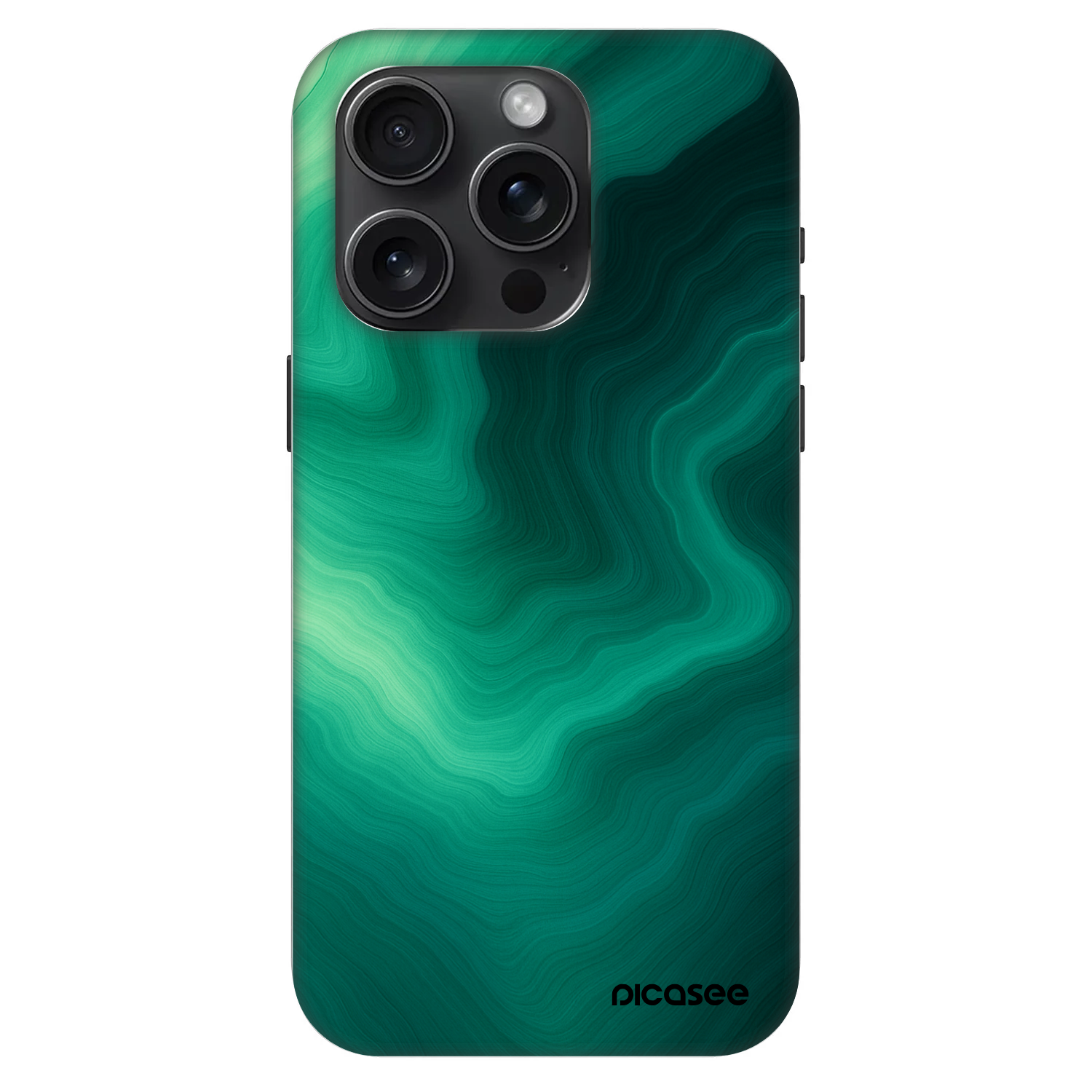 Picasee Fashion Case MagSafe Apple iPhone 15 Pro - Malachite