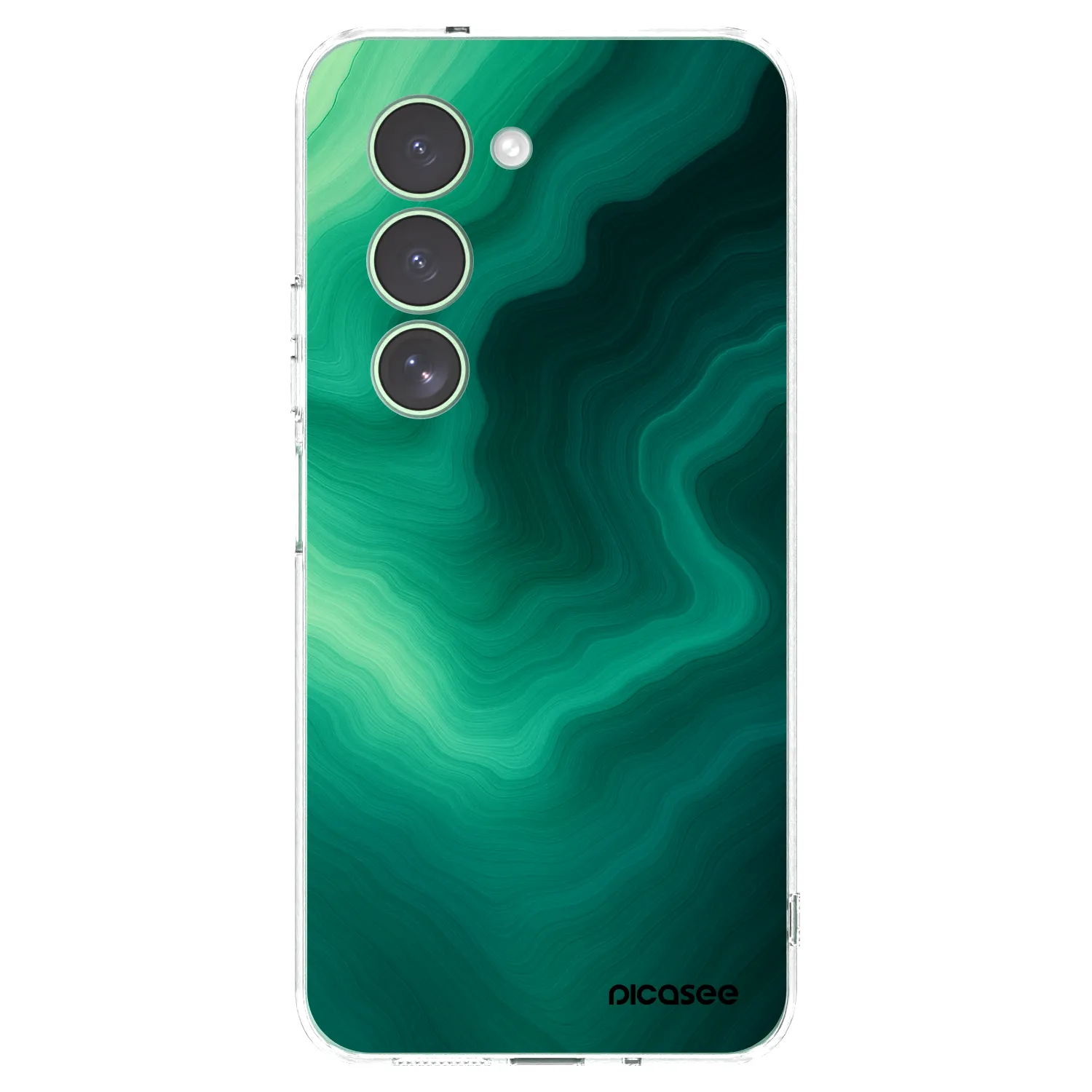 Picasee átlátszó szilikon tok az alábbi mobiltelefonokra Xiaomi Redmi 15 5G - Malachite