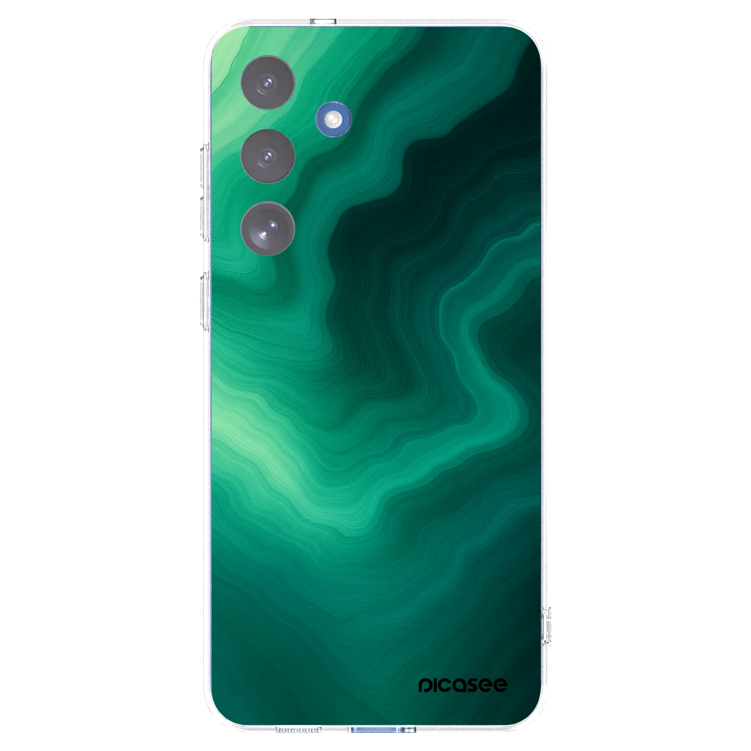 Picasee átlátszó szilikon tok az alábbi mobiltelefonokra Samsung Galaxy S25 FE 5G - Malachite
