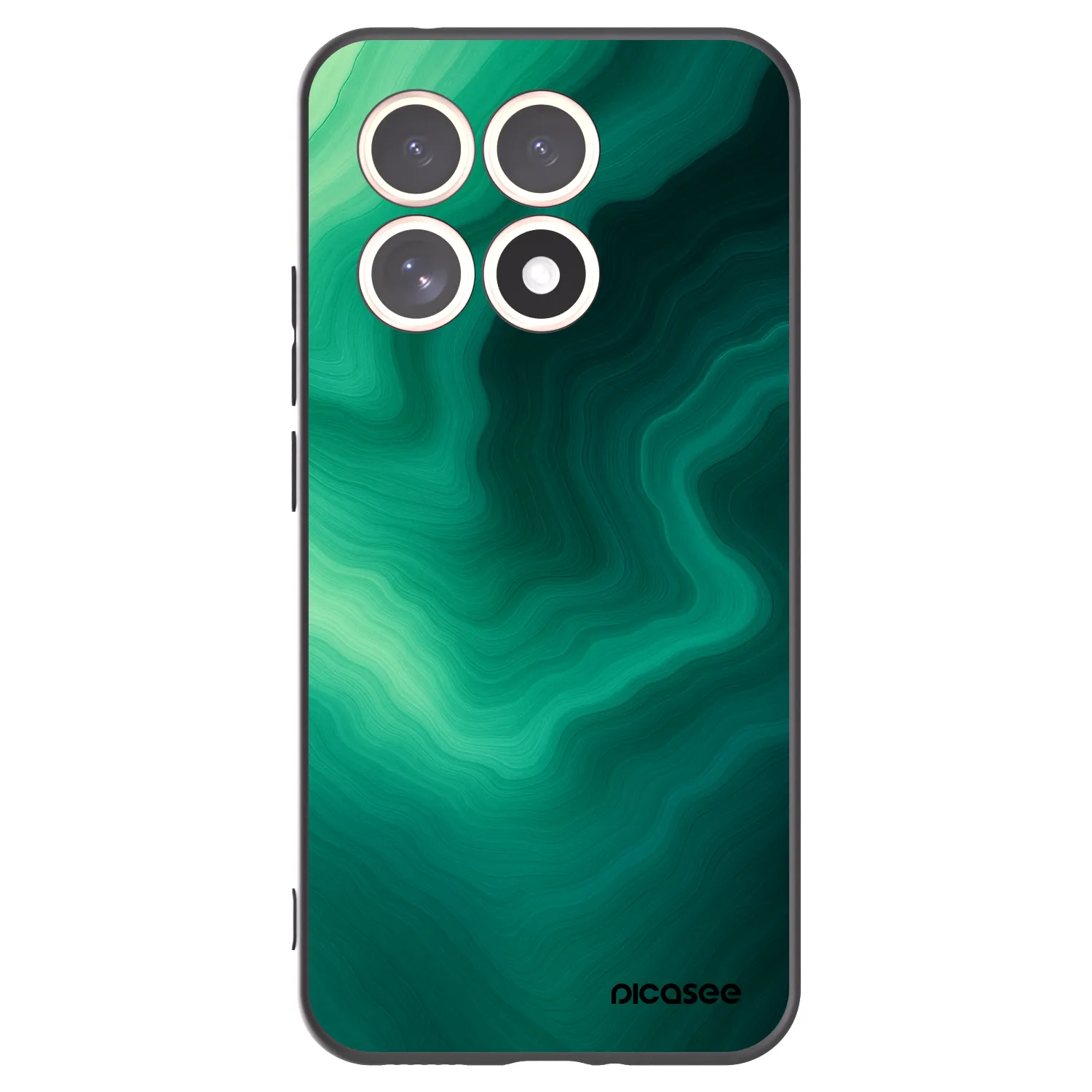 Picasee fekete szilikon tok az alábbi mobiltelefonokra Xiaomi 15T - Malachite