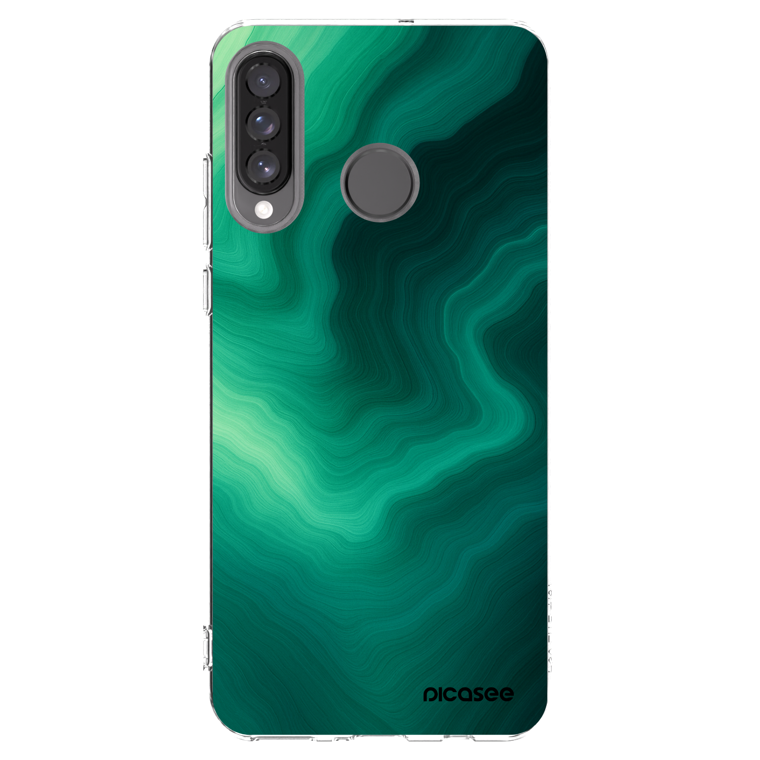 Picasee átlátszó szilikon tok az alábbi mobiltelefonokra Huawei P30 Lite - Malachite