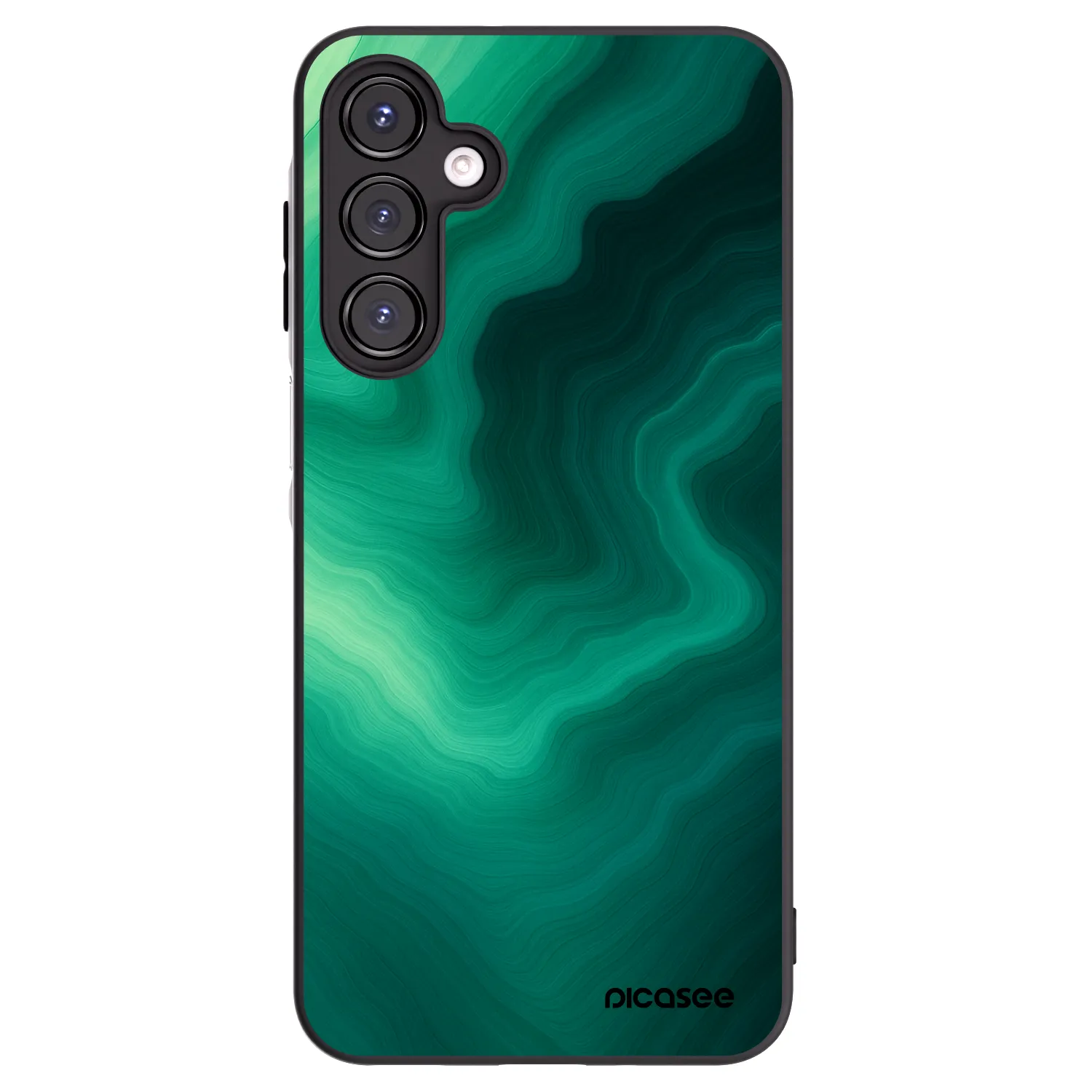 Picasee fekete szilikon tok az alábbi mobiltelefonokra Samsung Galaxy A16 4G - Malachite