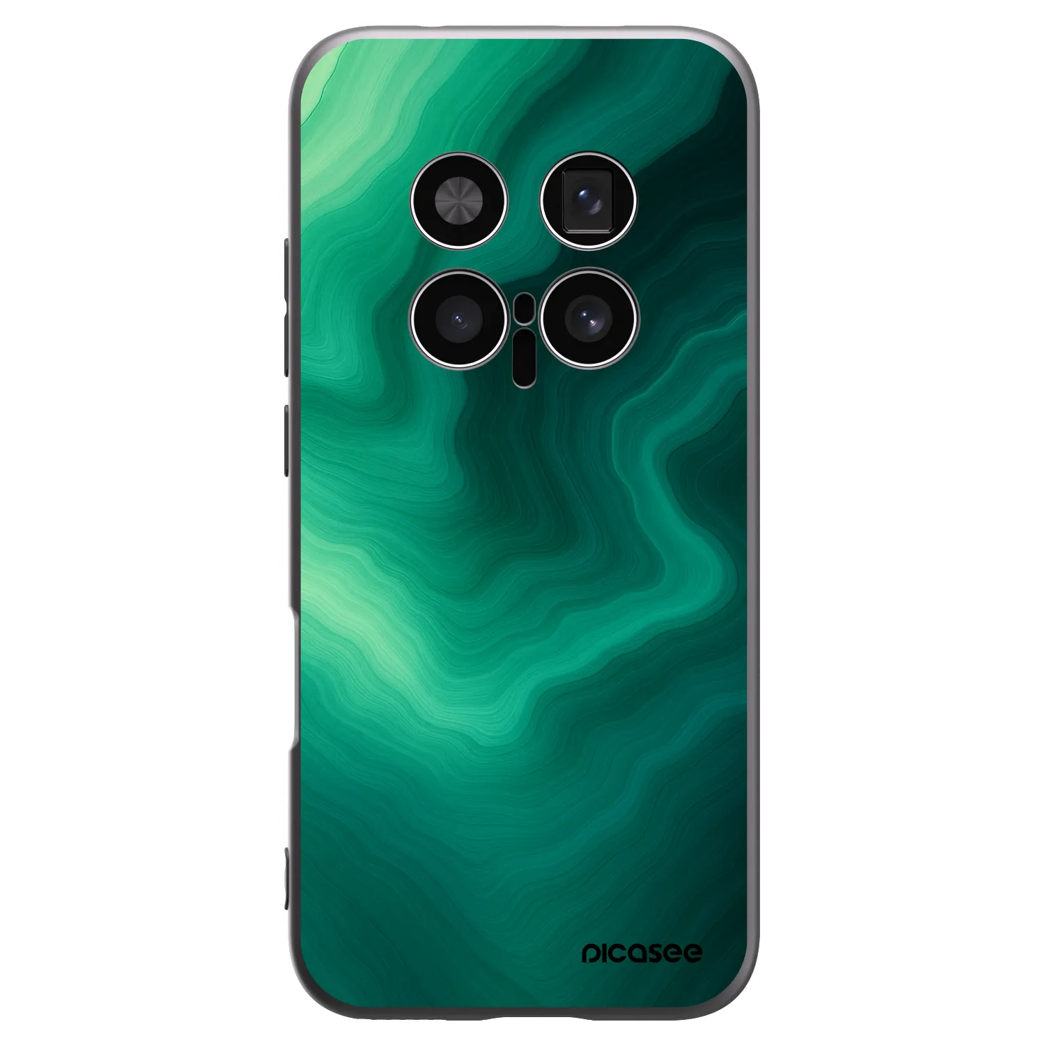 Picasee fekete szilikon tok az alábbi mobiltelefonokra Honor Magic8 Pro 5G - Malachite