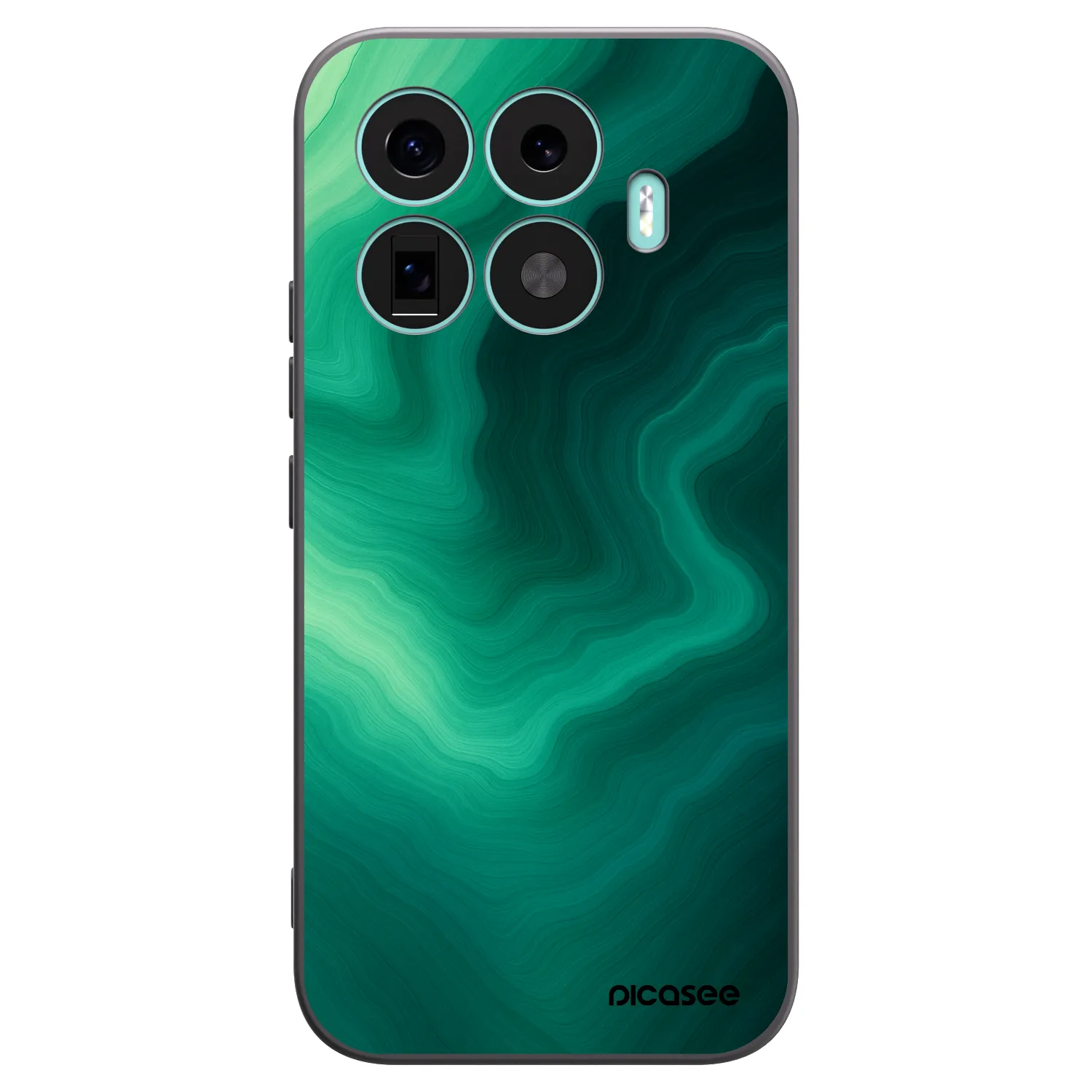 Picasee fekete szilikon tok az alábbi mobiltelefonokra Xiaomi 17T - Malachite