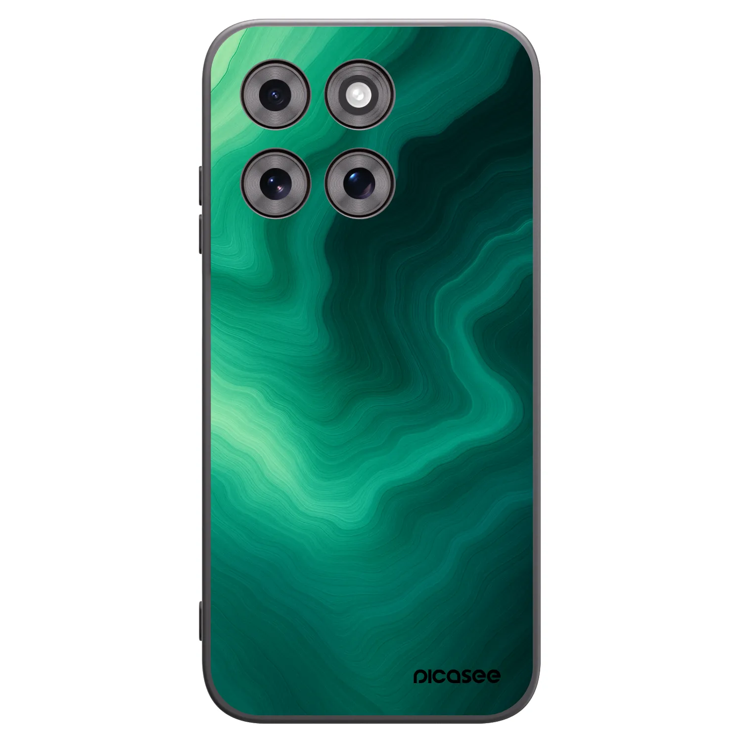 Picasee fekete szilikon tok az alábbi mobiltelefonokra Motorola Moto G77 - Malachite