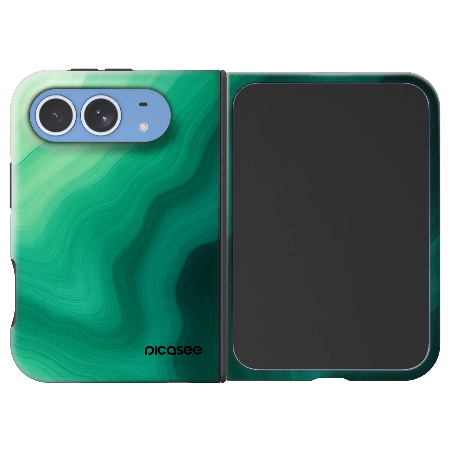 Picasee Fashion Case MagSafe Apple iPhone Duo - Malachite