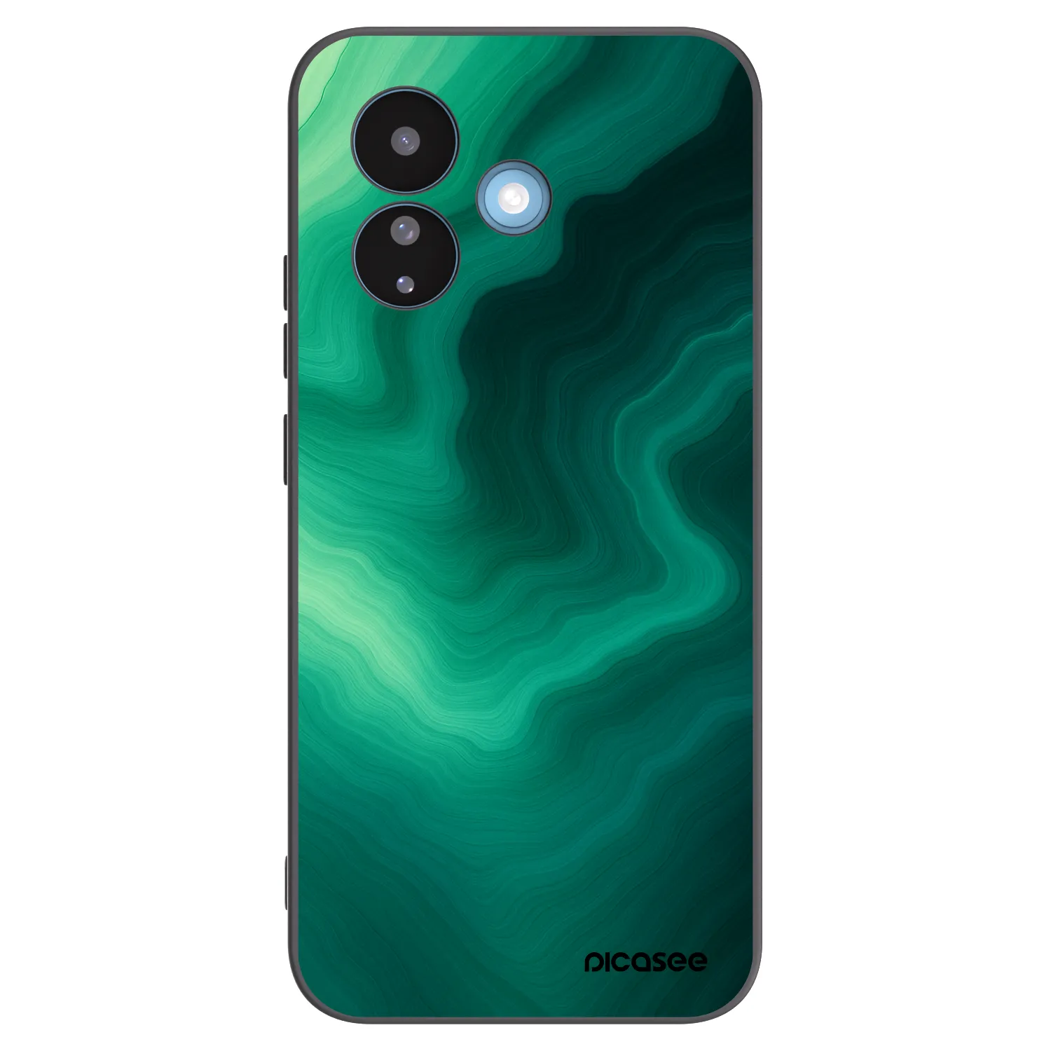 Picasee fekete szilikon tok az alábbi mobiltelefonokra Xiaomi Redmi Note 17 Pro 5G - Malachite