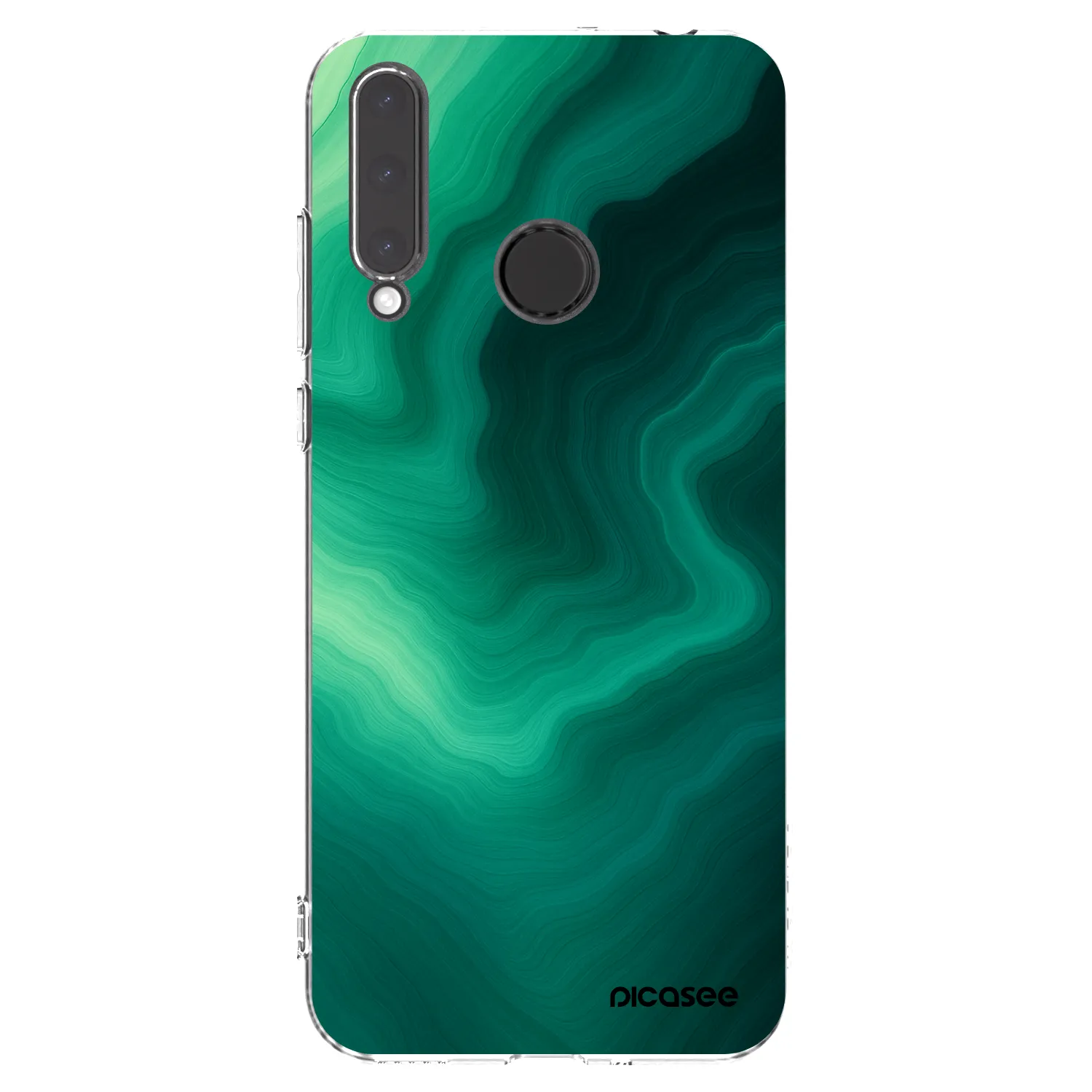 Picasee átlátszó szilikon tok az alábbi mobiltelefonokra Honor 20 Lite - Malachite