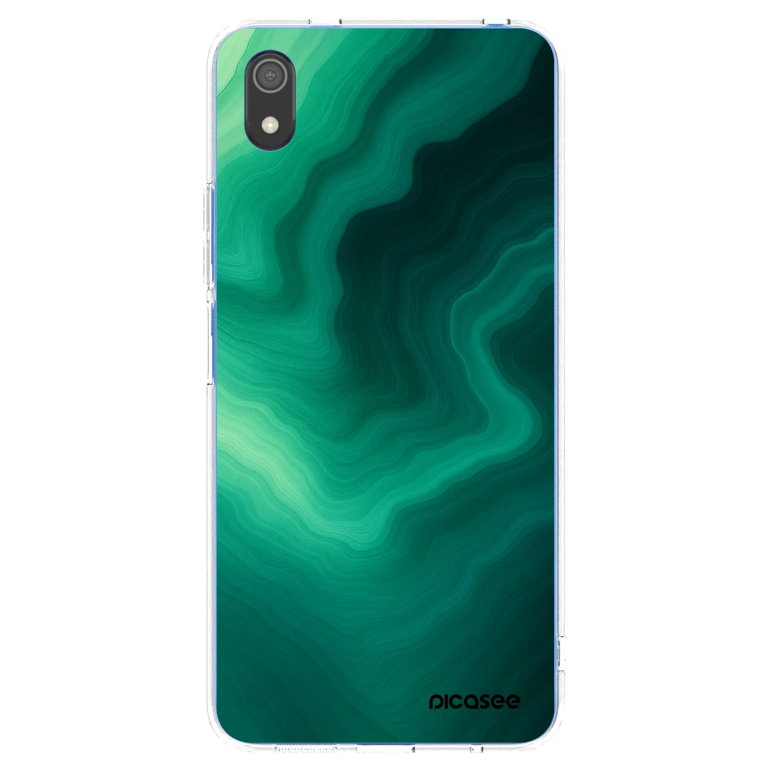 Picasee átlátszó szilikon tok az alábbi mobiltelefonokra Xiaomi Redmi 7A - Malachite