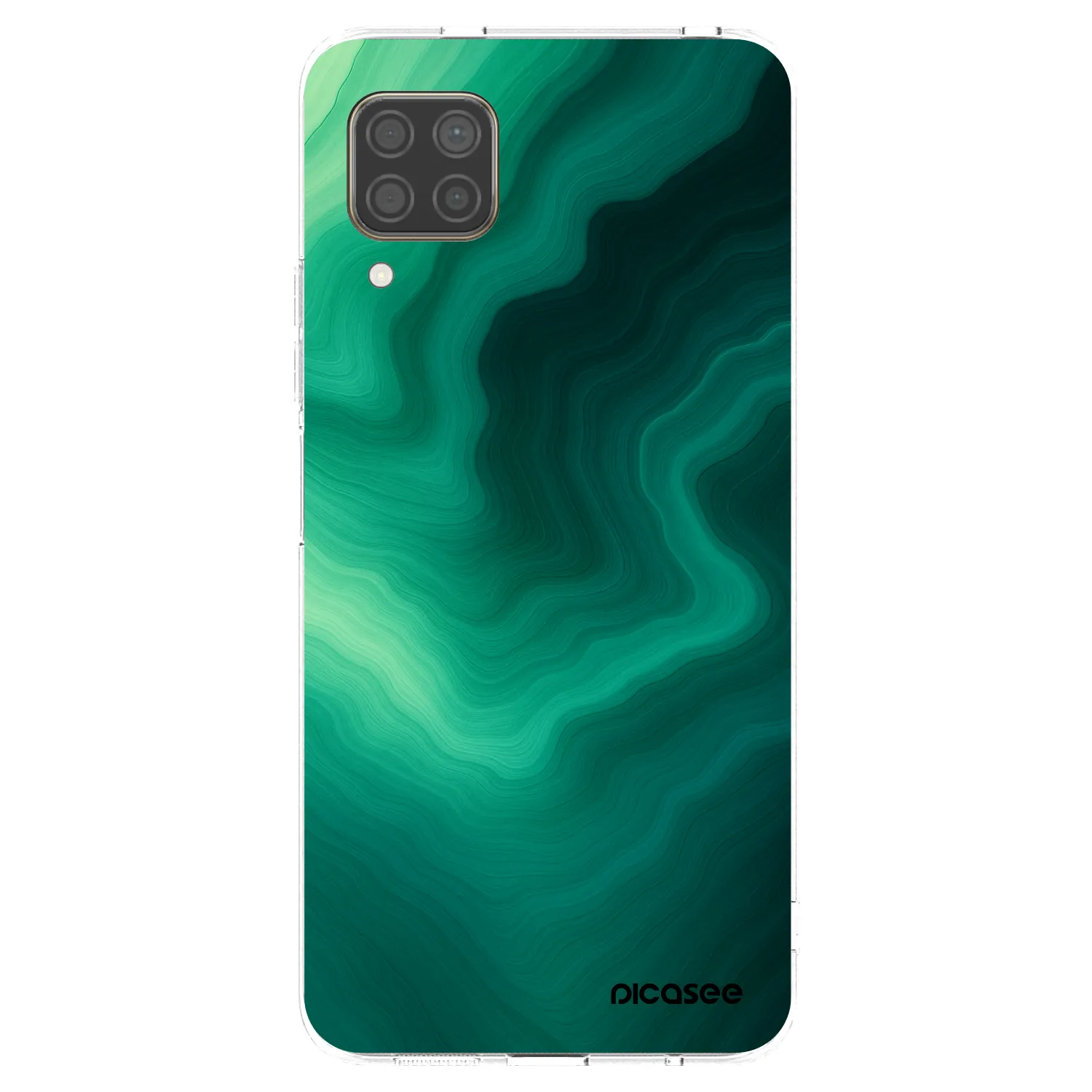 Picasee átlátszó szilikon tok az alábbi mobiltelefonokra Huawei P40 Lite - Malachite
