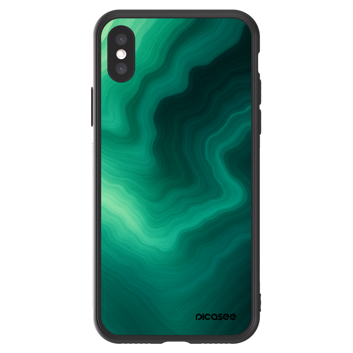 Picasee ULTIMATE CASE Apple iPhone X/XS - készülékre - Malachite