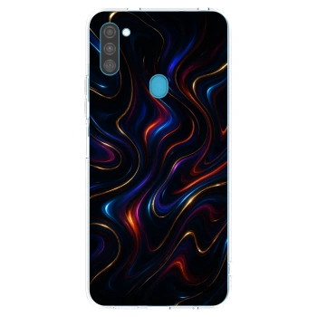 Picasee átlátszó szilikon tok az alábbi mobiltelefonokra Samsung Galaxy M11 - Noir