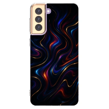 Picasee átlátszó szilikon tok az alábbi mobiltelefonokra Samsung Galaxy S21+ 5G G996F - Noir