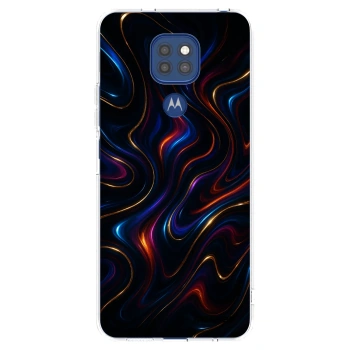Picasee átlátszó szilikon tok az alábbi mobiltelefonokra Motorola Moto G9 Play - Noir