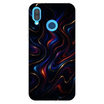 Picasee átlátszó szilikon tok az alábbi mobiltelefonokra Huawei P20 Lite - Noir