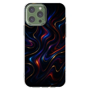 Picasee átlátszó szilikon tok az alábbi mobiltelefonokra Apple iPhone 13 Pro Max - Noir