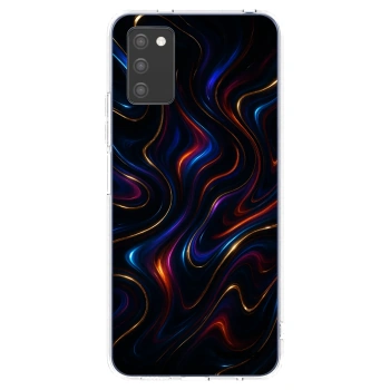 Picasee átlátszó szilikon tok az alábbi mobiltelefonokra Samsung Galaxy A02s A025G - Noir