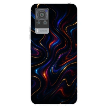Picasee átlátszó szilikon tok az alábbi mobiltelefonokra Vivo X60 Pro 5G - Noir