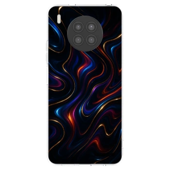 Picasee átlátszó szilikon tok az alábbi mobiltelefonokra Huawei Nova 8i - Noir