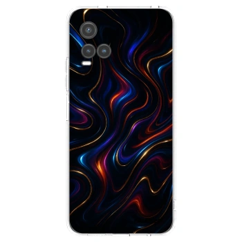 Picasee átlátszó szilikon tok az alábbi mobiltelefonokra Vivo Y33s - Noir