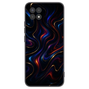 Picasee fekete szilikon tok az alábbi mobiltelefonokra Realme 8i - Noir