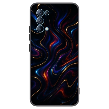 Picasee fekete szilikon tok az alábbi mobiltelefonokra OPPO Reno 5 5G - Noir