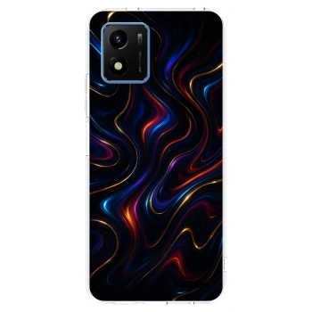 Picasee átlátszó szilikon tok az alábbi mobiltelefonokra Vivo Y01 - Noir