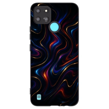 Picasee fekete szilikon tok az alábbi mobiltelefonokra Realme C21Y - Noir