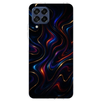 Picasee átlátszó szilikon tok az alábbi mobiltelefonokra Samsung Galaxy M53 5G - Noir