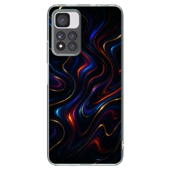 Picasee átlátszó szilikon tok az alábbi mobiltelefonokra Xiaomi Redmi Note 11 Pro+ 5G - Noir