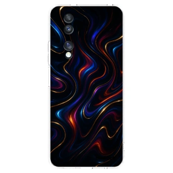 Picasee átlátszó szilikon tok az alábbi mobiltelefonokra Honor 70 - Noir