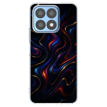 Picasee átlátszó szilikon tok az alábbi mobiltelefonokra Honor X8a - Noir