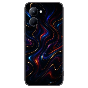 Picasee fekete szilikon tok az alábbi mobiltelefonokra Realme C33 (2023) - Noir