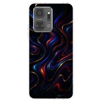 Picasee átlátszó szilikon tok az alábbi mobiltelefonokra Honor X7a - Noir