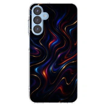 Picasee átlátszó szilikon tok az alábbi mobiltelefonokra Samsung Galaxy A15 A156B 5G - Noir