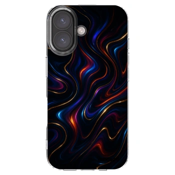Picasee átlátszó szilikon tok az alábbi mobiltelefonokra Apple iPhone 16 - Noir