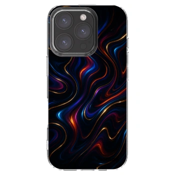 Picasee átlátszó szilikon tok az alábbi mobiltelefonokra Apple iPhone 16 Pro - Noir
